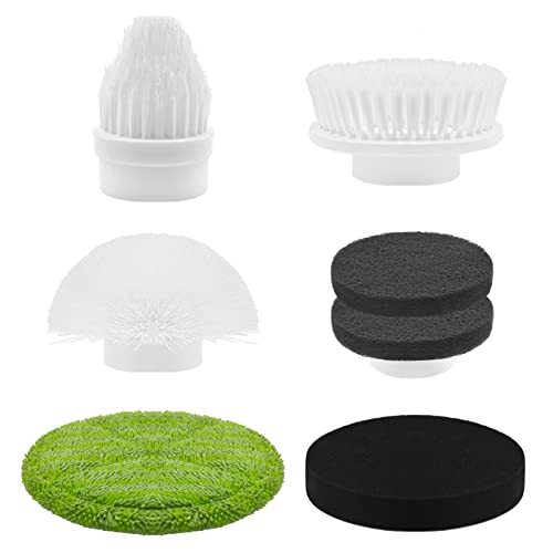 Ersatzbürstenköpfe, Zubehör Bürsten Reinigung für Elektrische Reinigungsbürste handlich Spin schrubber für Bad Kitchen Boden Ecken Fenster und Auto Cover