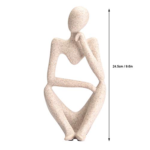 Thinker Statues And Sculptures, Resin Character Figurines Thinker People Abstract Ornament Sculpture European Desk Decor Home Statue Decoration(51408) #TOP1
