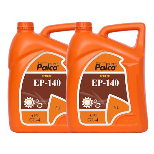 Image of PALCO EP 140 Extreme Pressure Gear Oil 5 Litre (Pack 2) | API GL 4 Gear Oil for Cars, Bus & Other Heavy Vehicle High Performance Heavy-Duty for Smooth Transmissions, Superior Protection