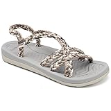 MEGNYA Comfort Sport Sandals for Women, Arch Support Slide Sandals with Adjustable Straps, Women's Walking Sandals for Beach/Travel/Hiking size 11
