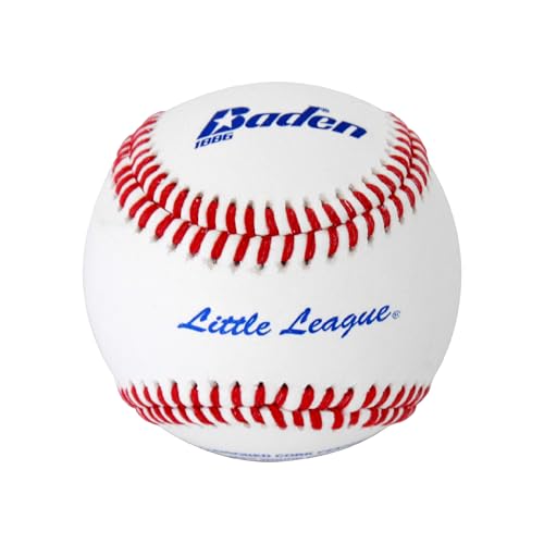 Baden 1bbllg Little League Baseball Douzaine de Balles de Baseball en Cuir