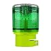 Aolyty Solar Strobe Warning Light 360 Degree Super Bright Waterproof IP48 for Construction Traffic Dock Marine Wireless Light Control Flashing (Green)