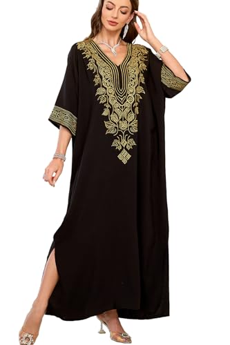 Imagen de YouKD Vestido kimono largo bohemio para mujer