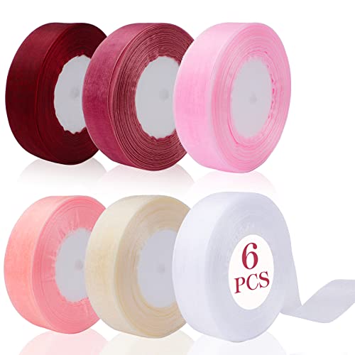 Organzaband Silber – 8 Cm Breit, 25 Yards, Glitzerndes Geschenkband Für Hochzeit, Weihnachten & Bastelprojekte