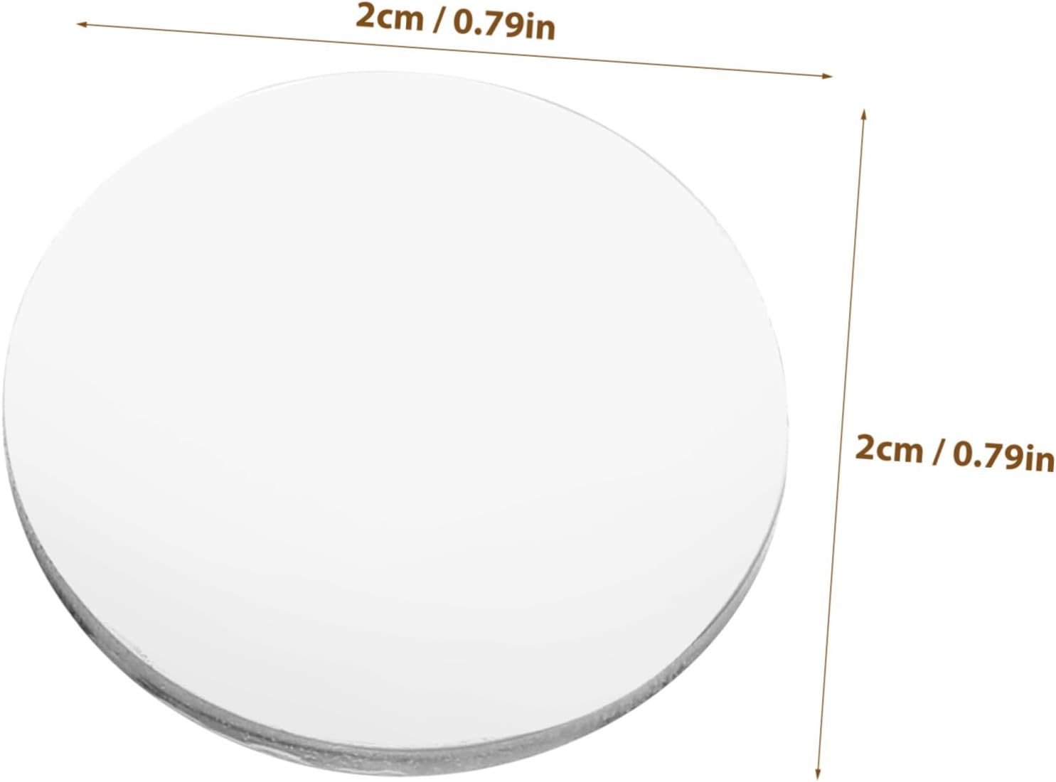 20Pcs φ21mm Convex Magnifying Lens Set Acrylic Lens for Magnifier Making for Jewelry Inspection and Hobby Projects