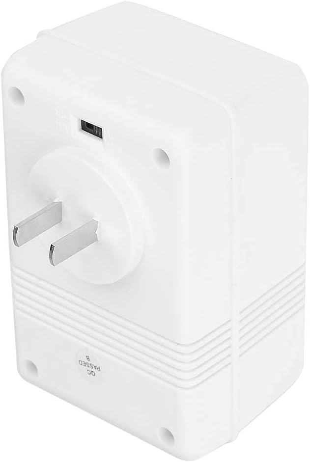 A baix view of the Walfront SW-S11 150W Dual Voltage Converter showing the voltage interruptor selector