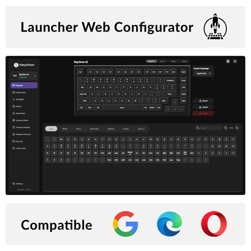 Clavier mécanique sans fil Keychron J2 Bluetooth 2.4 GHz compatible Mac Windows Linux
