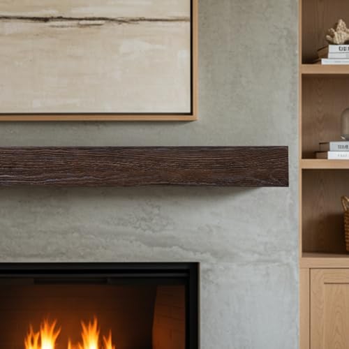 Mounting Country Living Lodge Fireplace Mantel Shelf