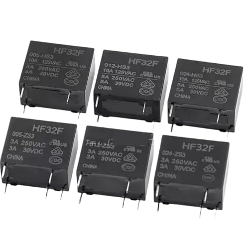 Relais HF32F-005-HS3 5VDC à broches compactes pour domotique 5A - 2