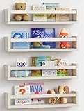 Forbena White Nursery Shelves Set of 4