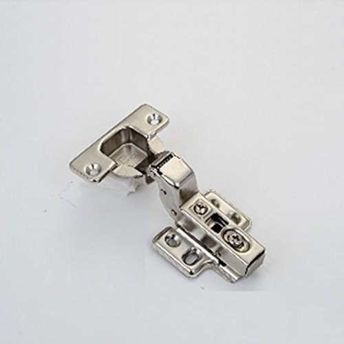 Onus 509T 105 Degree 35Mm Inserted Self Closing Frameless Hinges Insert Kitchen Cabinet Door Hinges Nickel Plated Finish (5 Pairs) #TOP4