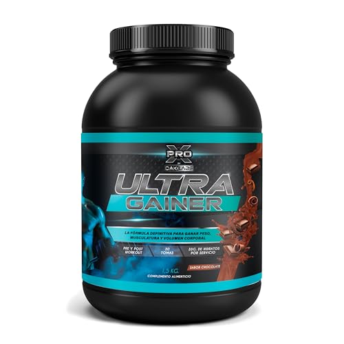Ultra Mass Gainer - Batido de Carbohidratos | ISO Whey Protein con Avena, Magnesio y Maca | Aumenta...