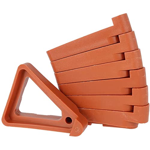 24 Macetas de Pie de Flores Invisibles para Macetas Triangulares, Elevadores de Dedos de Los Pies de Plástico Soporte para un Mejor Drenaje de Agua, Interior y Exterior, Jardín, Patio, Maceta