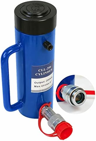 AMZCNC 10 tons 4 Stroke Hydraulic Cylinder with Lock Nut Lifting Jack Ram Hydraulic Cylinder Ram...