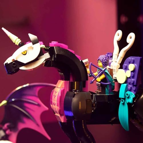 Image of Lego 71457 DREAMZzz Pegasus, Build 2 Types of Horse Toy, Includes Zoey, Nova and Nightmare King as TV Show Mini Figures, Creative Animal Toy for Kids