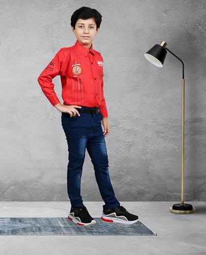 Image of Boys Boys Shirt and Jeans Set