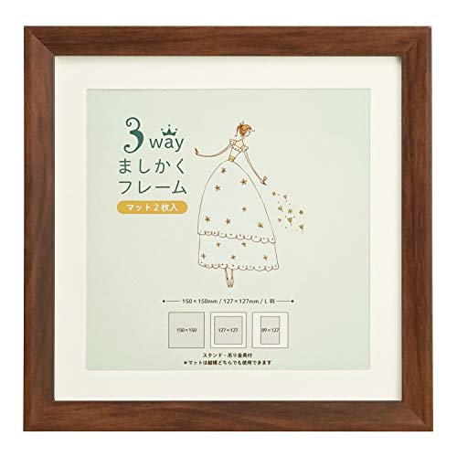 VANJOH 3wayましかくフレーム 15角 ブラウン 106210