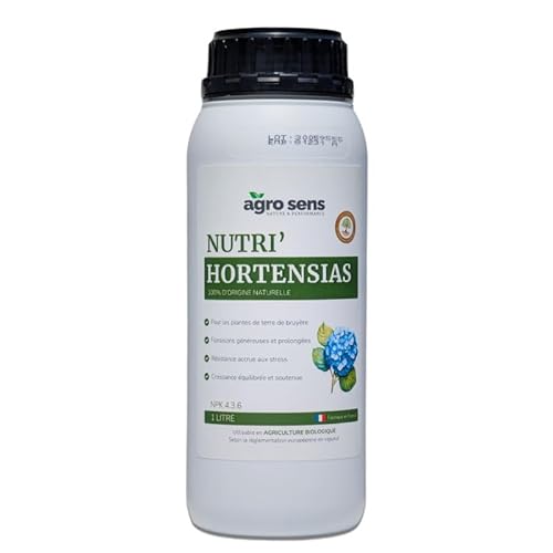 Agro Sens Nutri Hortensias - Engrais Liquide pour hortensias - 1 Litre (500 litres de préparation)