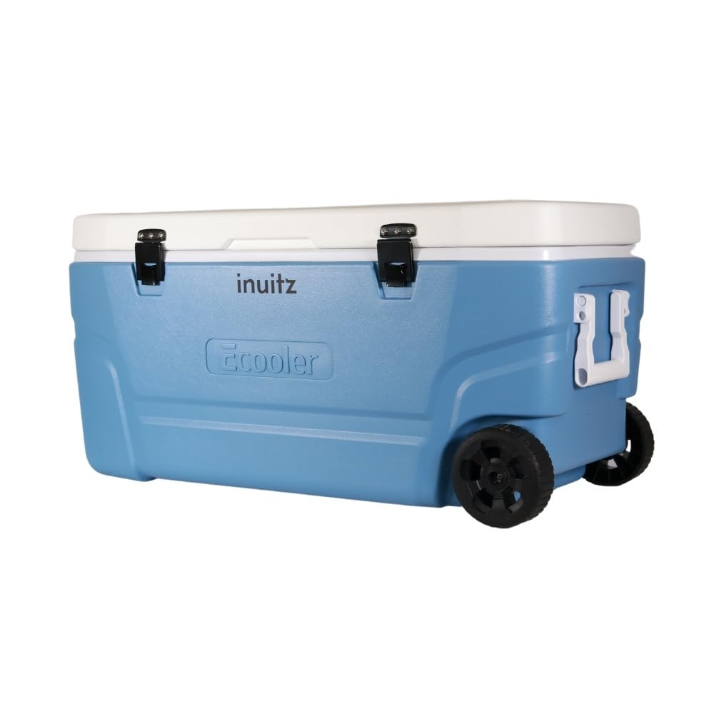Inuitz Nevera con Ruedas para Eventos, Camping, Fiestas - Nevera portatil, Nevera Camping, Nevera Playa con Ruedas, Nevera portatil grande, Nevera Grande
