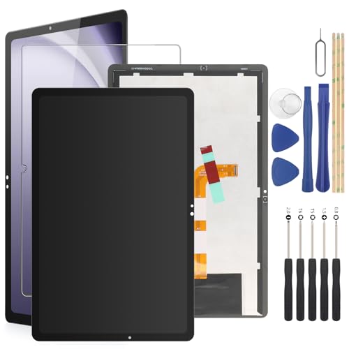 Screen Replacement for Samsung Galaxy Tab A9+ 10.5'' LCD Display Touch Screen for Galaxy Tab A9 Plus SM-X210 SM-X215 SM-X216B Digitizer Assembly Black with Tools by FKBAightccy - Used condition - US$21.94
