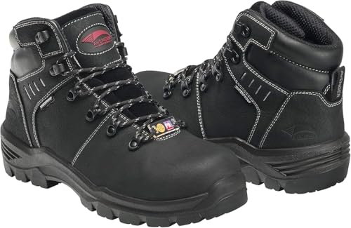Image of Avenger Foundation Work Boots for Men - Waterproof, Non-Slip, Puncture Resistant, EH, Carbon Toe Safety Shoes - ASTM F2413
