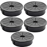 Aifeier ET 1-1/2 Inch Cable Grommets Petal-Shaped Buckle Type Wire Hole Cover for Cord Management and Protection of Cabinet (37.5mm, 5PCS)