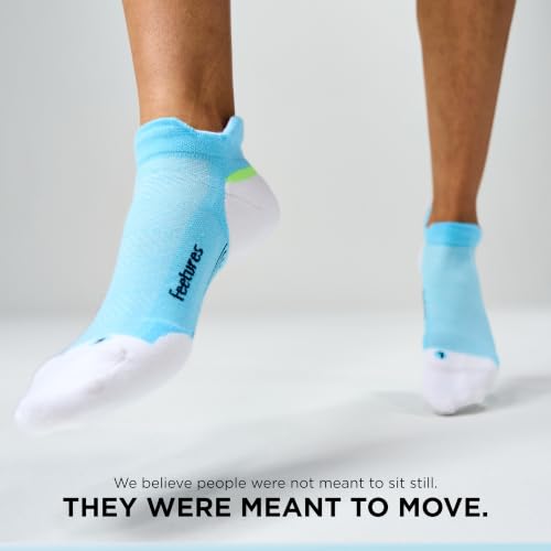 Image of Feetures Elite Max Cushion No Show Tab - Running Socks for Men & Women, Athletic Compression Socks, Moisture Wicking