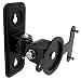 Produktbild RICOO 1x Lautsprecherwandhalterung Lautsprecher Wandhalterung für SONOS Play:3 Wand Halterung LH433-B Schwenkbar Neigbar HiFi Audio Boxen Aufhängung Speaker Wall Mount