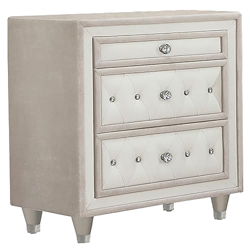 Coaster Home Furnishings - Antonella - Wood - 3-Drawer Upholstered
