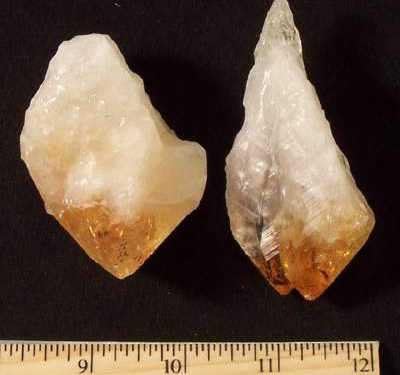Citrine Points (Mostly 3/4" - 2" Brazil) - 5pc. Bag