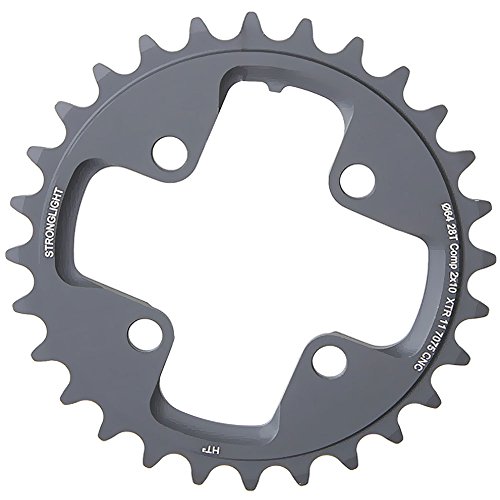 Chaîne feuilles Stronglight Uni VTT gris plateau de rechange pour pédalier