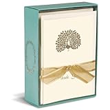 Graphique - Proud Peacock Boxed Thank You Notes, 4.25 x 5.5