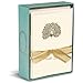 Graphique - Proud Peacock Boxed Thank You Notes, 4.25 x 5.5", Cream