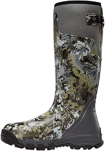Image of LaCrosse AlphaBurly Aero Men's 17 inch Waterproof Rubber Hunting Boots Non-Insulated with 5mm Neoprene Core, Outdoor Field Footwear