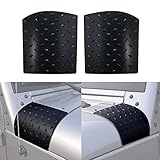 Sporthfish New Durable Black ABS Cowl Body Armor for 2007-2017 Jeep Wrangler Jk Rubicon Sahara 2/4 Door - Pair
