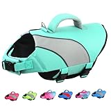 Doglay Dog Life Jacket for Boating & Swimming, High Buoyancy Reflective Dog Life Vests with Rescue Handle and D-Ring, Ripstop Adjustable Floating Vest for Small Medium Large Dogs