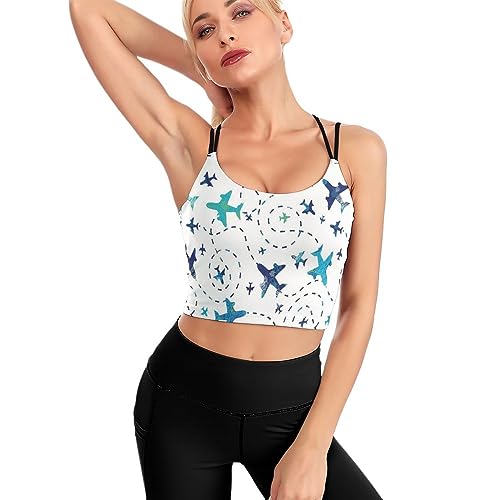 RIMENCH Women Sports Bra Cozy Crop Tank Top Athletic Shirts Workout Running Yoga2