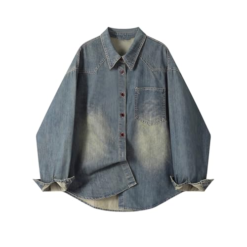 Top en denim ample pour femmes : fini les vestes serrées avec cette veste décontractée de printemps