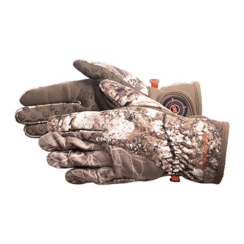 Manzella Men\'s Precision-fit Bow Ranger Hunt Glove, Realtree Edge, Large