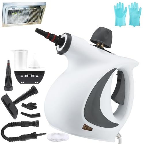 Flotty Steam Pro, Aquanevo Nettoyeur Vaporisateur a Main, Steameo Nettoyeur Vapeur Portabl Avec Buse Vapeure Orientable à 360°, Multi-surfaces, Pour La Maison, La Voiture, Sols, Carrelages (1PC-A)