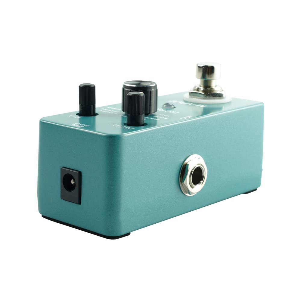 M-Vave DR - Pedale riverbero digitale per chitarra elettrica – Pedale effetto riverbero compatto con True Bypass per sonorità ambient, studio e performance dal vivo