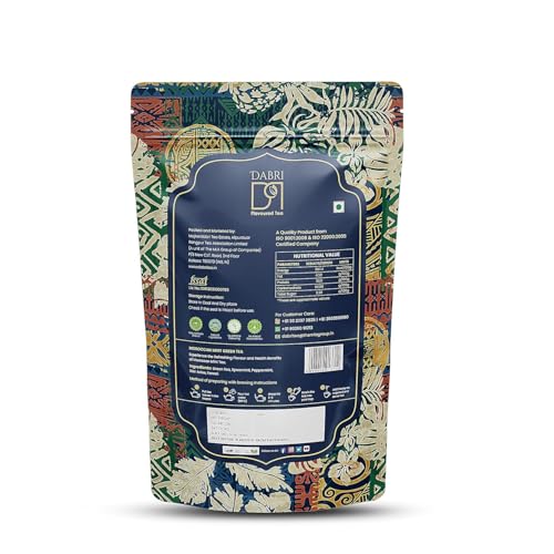 Image of Dabri Moroccan Mint Green Tea 200gm Combo(Pack of 2 x 100gm Each Pouch)|Premium Loose Leaves with Natural Taste|Rich in Antioxidants|Supports Weight Management & Helps Maintain Healthy Blood Pressure
