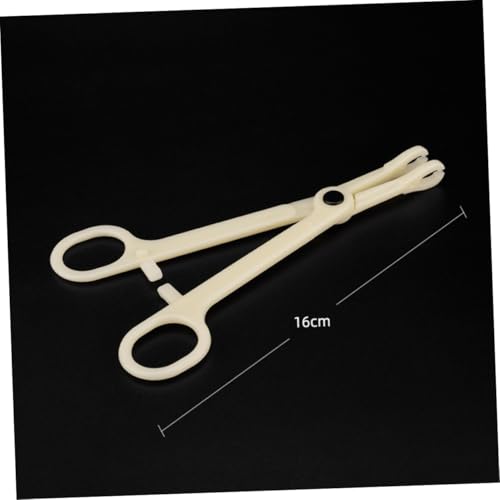 VALICLUD 5 Stück Teiliges Einweg piercing zangen aus Kunststoff Runde Klemmen Professionelle Sterilisierte Piercing forceps für Lippen Nase Bauchnabel Augenbrauen Einfaches Schmerzarmes