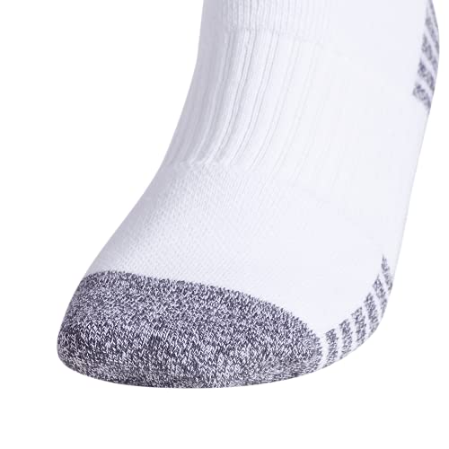 Adidas Unisex-Adult 5-Star Team Cushioned High Quarter Socks (1-Pair), White/Black, Large #TOP4
