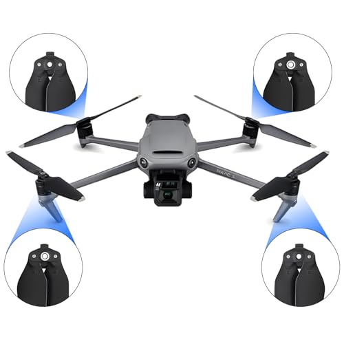 Hélices para DJI Mavic 3 repuestos de drones plateados kit de 8 unidades 4