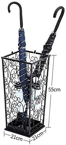 Porte-parapluie d'hôtel multifonctionnel seau de stockage noir modèle M2