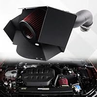 VVORHSBELL Kaltlufteinlasssystem Kit kompatibel mit 2020 2021 2022+ Golf GTI MK8 2.0 TSI EA888 Evo4 Aluminium Induktion Kit mit Hitzeschild
