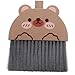 LOEFLIFA Boy Girl's Broom and Dustpan Set Cute Cartoon Cleaning Tools for Toddlers Dustpan and Broom for Boy Girl for Indoor and Outdoor Housekeeping Role Play Activities