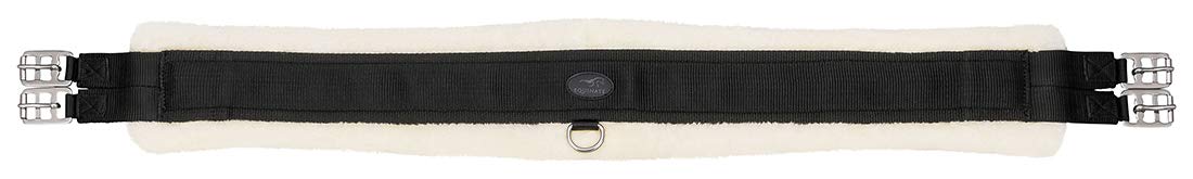 Equinate Midland Sattelgurt Langgurt synthetisches Lammfell Bauchgurt 95-140cm
