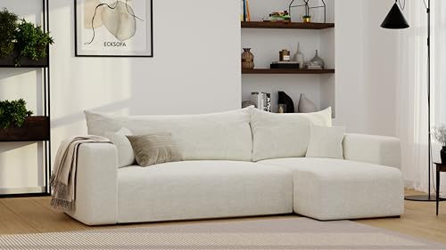 GREKPOL Sofa mit Schlaffunktion 145x248 Sofa 3 Sitzer - Ecksofa mit Schlaffunktion und Bettkasten - Schlafsofa mit Bettkasten - Wohnzimmer Couch – Bild 3